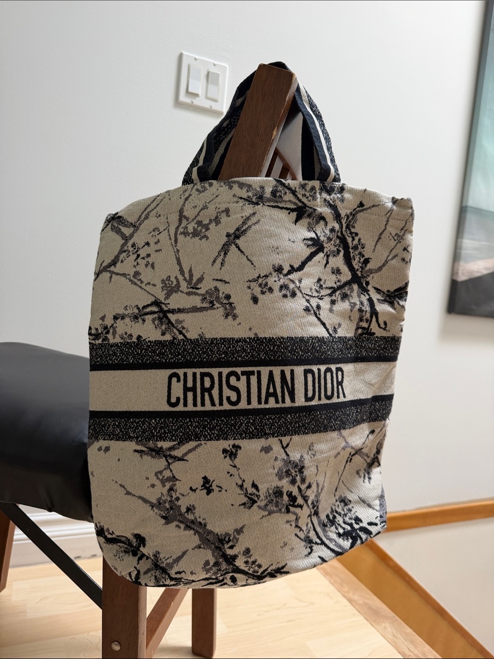 Dior Cruise 2026 Tote in Black and Cream
